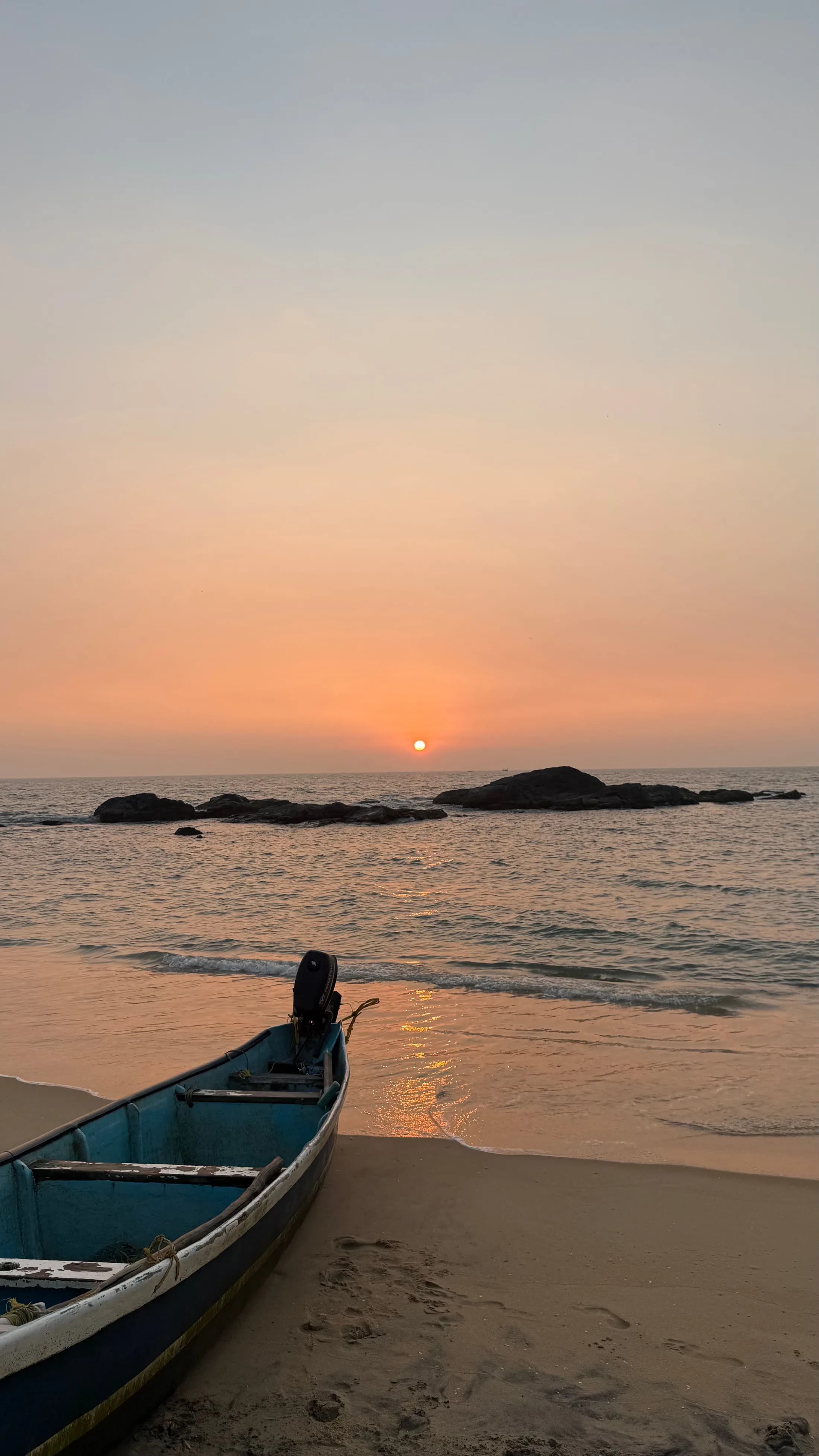 Madiha Beach near Matara Sri Lanka with calm coastal scenery