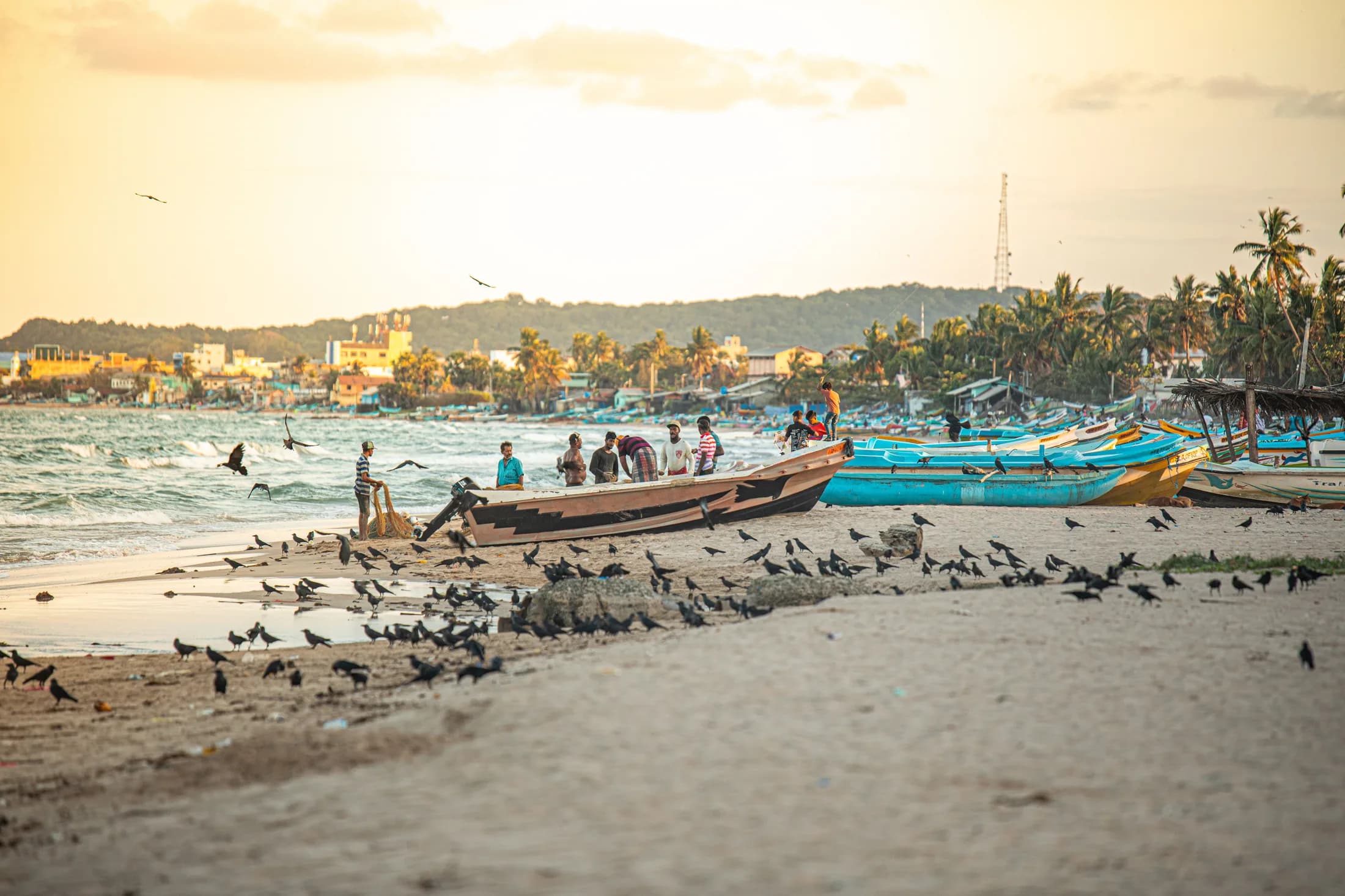 Trincomalee east coast beach and harbour destination in Sri Lanka